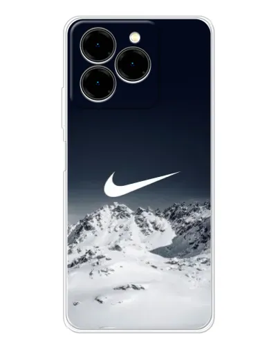 Чехол для Ulefone Note 20 Pro с картинкой «Nike — зимние горы»