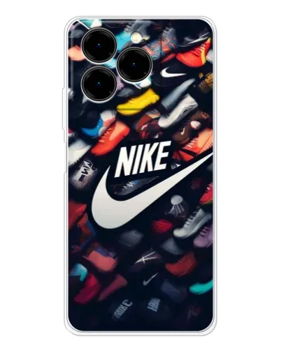 Чехол для Ulefone Note 20 Pro с картинкой «Коллекция кроссовок Nike»