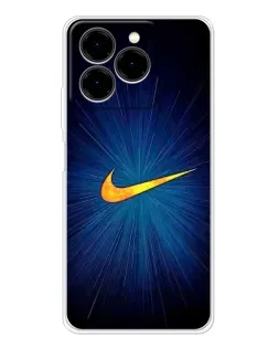 Чехол для Ulefone Note 20 Pro с картинкой «Синий пульс Nike» Чехол для Ulefone Note 20 Pro с картинкой «Синий пульс Nike»