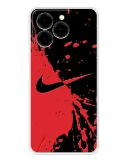 Чехол для Ulefone Note 20 Pro с картинкой «Красные брызги Nike» Чехол для Ulefone Note 20 Pro с картинкой «Красные брызги Nike»