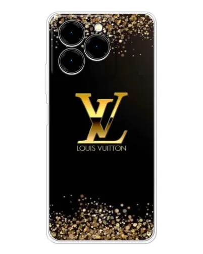 Чехол для Ulefone Note 20 Pro с картинкой «LV — золотые искры»