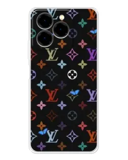 Чехол для Ulefone Note 20 Pro с картинкой «Цветная монограмма LV»