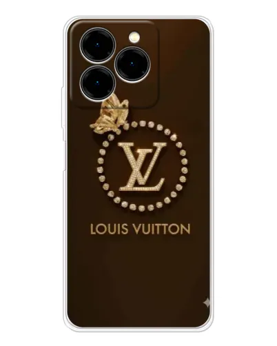 Чехол для Ulefone Note 20 Pro с картинкой «LV — золотая печать»