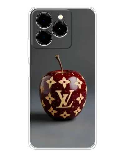 Чехол для Ulefone Note 20 Pro с картинкой «Красное яблоко LV»