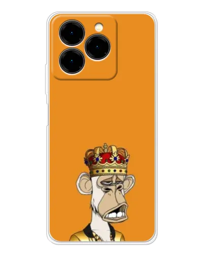 Чехол для Ulefone Note 20 Pro с картинкой «Золотая обезьяна Bored Ape»