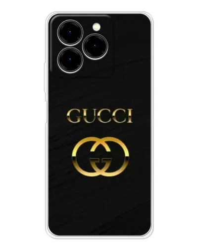 Чехол для Ulefone Note 20 Pro с картинкой «Золотой логотип Gucci»
