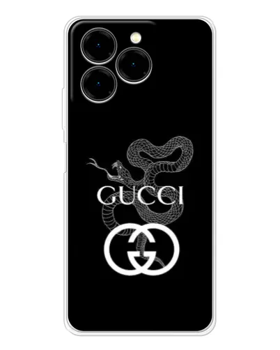 Чехол для Ulefone Note 20 Pro с картинкой «Gucci — серебряная змея»
