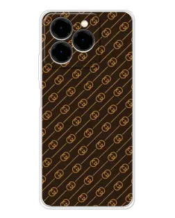 Чехол для Ulefone Note 20 Pro с картинкой «Gucci — золотые диагонали» Чехол для Ulefone Note 20 Pro с картинкой «Gucci — золотые диагонали»