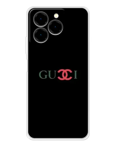 Чехол для Ulefone Note 20 Pro с картинкой «Gucci — красный градиент»