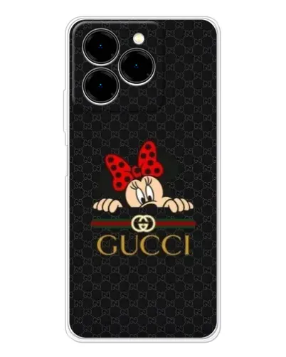 Чехол для Ulefone Note 20 Pro с картинкой «Минни Маус Gucci — черный»