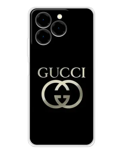 Чехол для Ulefone Note 20 Pro с картинкой «Gucci — золото на черном» Чехол для Ulefone Note 20 Pro с картинкой «Gucci — золото на черном»