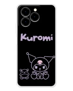 Чехол для Ulefone Note 20 Pro с картинкой «Kuromi — черный минимализм» Чехол для Ulefone Note 20 Pro с картинкой «Kuromi — черный минимализм»