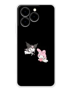 Чехол для Ulefone Note 20 Pro с картинкой «My Melody и Kuromi» Чехол для Ulefone Note 20 Pro с картинкой «My Melody и Kuromi»