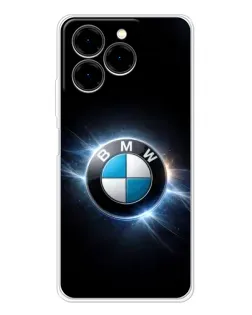 Чехол для Ulefone Note 20 Pro с картинкой «BMW — неоновое сияние»