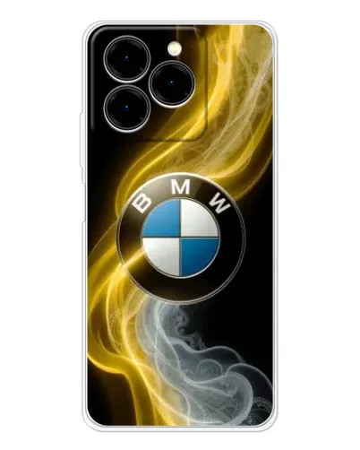 Чехол для Ulefone Note 20 Pro с картинкой «Золотистый дым BMW» Чехол для Ulefone Note 20 Pro с картинкой «Золотистый дым BMW»