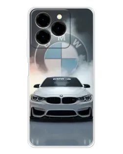 Чохол для Ulefone Note 20 Pro з картинкою «BMW в білому диму»