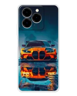 Чохол для Ulefone Note 20 Pro з картинкою «BMW — золота емблема»