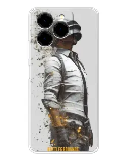 Чохол для Ulefone Note 20 Pro з картинкою «PUBG — боєць у пилу»