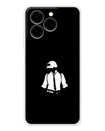Чохол для Ulefone Note 20 Pro з картинкою «PUBG — білий шолом» Чохол для Ulefone Note 20 Pro з картинкою «PUBG — білий шолом»