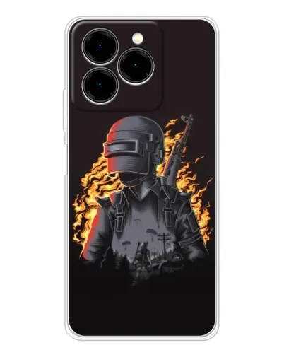 Чохол для Ulefone Note 20 Pro з картинкою «PUBG — вогняний силует» Чохол для Ulefone Note 20 Pro з картинкою «PUBG — вогняний силует»