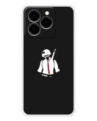 Чохол для Ulefone Note 20 Pro з картинкою «PUBG — силует воїна» Чохол для Ulefone Note 20 Pro з картинкою «PUBG — силует воїна»