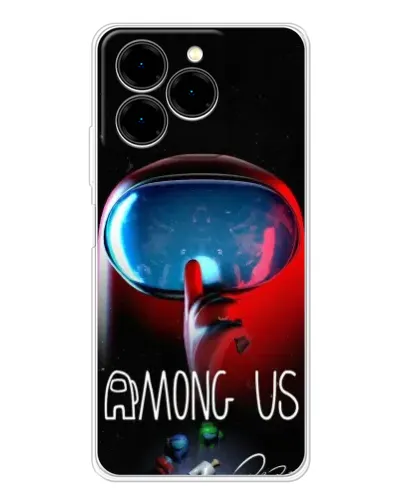 Чохол для Ulefone Note 20 Pro з картинкою «Червоний імпостер — макро» Чохол для Ulefone Note 20 Pro з картинкою «Червоний імпостер — макро»