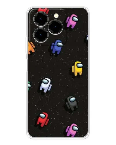 Чохол для Ulefone Note 20 Pro з картинкою «Космічний патерн Among Us» Чохол для Ulefone Note 20 Pro з картинкою «Космічний патерн Among Us»