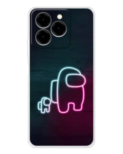 Чохол для Ulefone Note 20 Pro з картинкою «Among Us неон-арт» Чохол для Ulefone Note 20 Pro з картинкою «Among Us неон-арт»