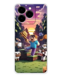 Чохол для Ulefone Note 20 Pro з картинкою «Стів на фермі» Чохол для Ulefone Note 20 Pro з картинкою «Стів на фермі»