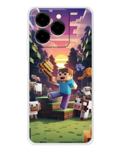 Чохол для Ulefone Note 20 Pro з картинкою «Стів на фермі»