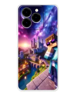 Чохол для Ulefone Note 20 Pro з картинкою «Стів та космос» Чохол для Ulefone Note 20 Pro з картинкою «Стів та космос»