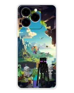 Чохол для Ulefone Note 20 Pro з картинкою «Ендермен у лісі»