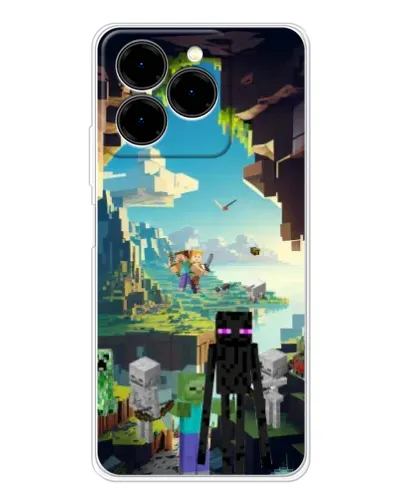 Чохол для Ulefone Note 20 Pro з картинкою «Ендермен у лісі»