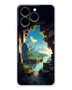 Чохол для Ulefone Note 20 Pro з картинкою «Вид з печери»