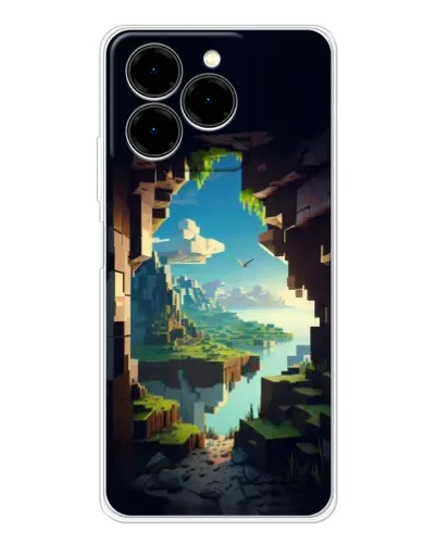 Чохол для Ulefone Note 20 Pro з картинкою «Вид з печери»