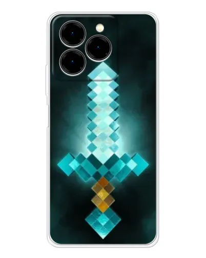 Чохол для Ulefone Note 20 Pro з картинкою «Алмазний меч неон»