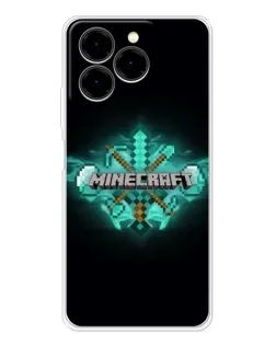 Чохол для Ulefone Note 20 Pro з картинкою «Minecraft Diamond лого»