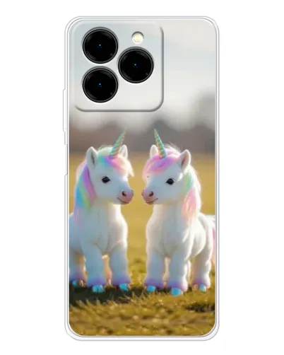Чехол для Ulefone Note 20 Pro с картинкой «Пара единорогов» Чехол для Ulefone Note 20 Pro с картинкой «Пара единорогов»