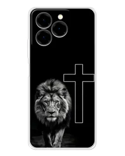Чохол для Ulefone Note 20 Pro з картинкою «Лев та Хрест»