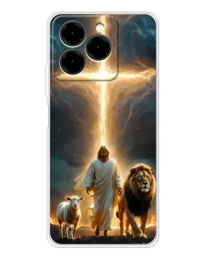 Чехол для Ulefone Note 20 Pro с картинкой «Лев Иуды и Свет»