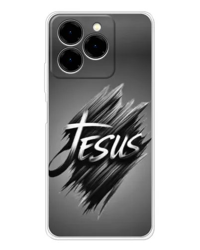 Чехол для Ulefone Note 20 Pro с картинкой «Надпись Jesus Graffiti»
