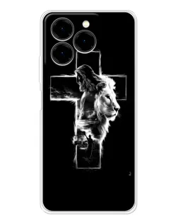 Чехол для Ulefone Note 20 Pro с картинкой «Сияющий крест Jesus»