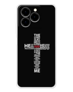 Чехол для Ulefone Note 20 Pro с картинкой «Текстовый крест»