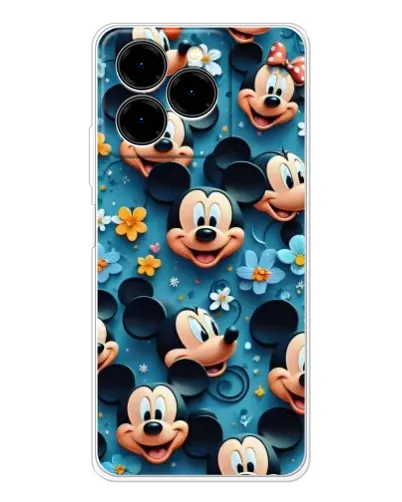 Чехол для Ulefone Note 20 Pro с картинкой «Паттерн Микки и Минни» Чехол для Ulefone Note 20 Pro с картинкой «Паттерн Микки и Минни»