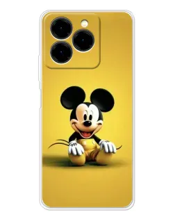 Чехол для Ulefone Note 20 Pro с картинкой «Микки на желтом»