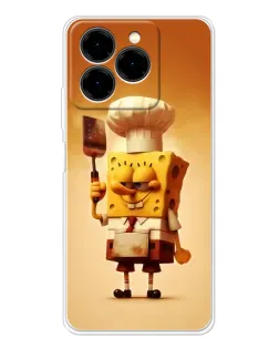 Чехол для Ulefone Note 20 Pro с картинкой «Губка Боб повар» Чехол для Ulefone Note 20 Pro с картинкой «Губка Боб повар»
