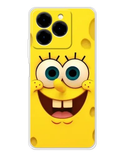 Чехол для Ulefone Note 20 Pro с картинкой «Губка Боб улыбка»