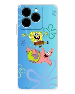 Чехол для Ulefone Note 20 Pro с картинкой «Спанч Боб и Патрик» Чехол для Ulefone Note 20 Pro с картинкой «Спанч Боб и Патрик»
