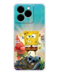 Чехол для Ulefone Note 20 Pro с картинкой «Спанч Боб победитель» Чехол для Ulefone Note 20 Pro с картинкой «Спанч Боб победитель»