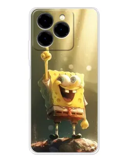 Чехол для Ulefone Note 20 Pro с картинкой «Сияющий Спанч Боб» Чехол для Ulefone Note 20 Pro с картинкой «Сияющий Спанч Боб»
